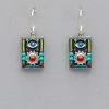 Firefly Talisman Rectangle Sunburst And Eye Earrings
