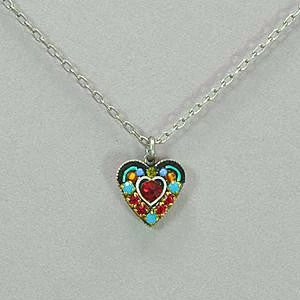 Outlet ⌛ Necklaces Firefly Small Crystal Heart Pendant Necklace ✨ 4 Necklaces Firefly Small Crystal Heart Pendant Necklace
