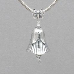 Bell Collection Pendants Flower Bell Pendant