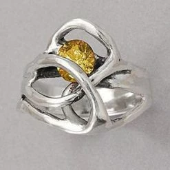 Rings Jim Kelly Sterling Silver "Cage" Ring