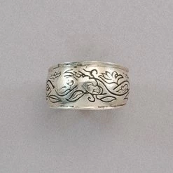 Jim Kelly Sterling Silver Floral Ring