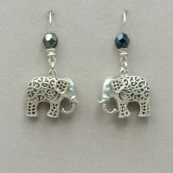 John Michael Richardson JMR Elephants Gerald Earrings