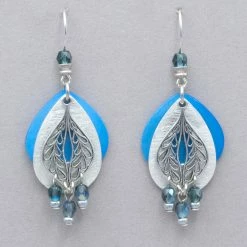 John Michael Richardson JMR Party Peacock Earrings