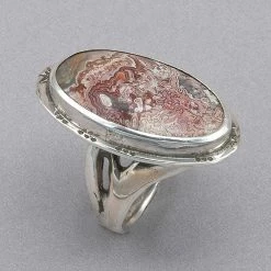 Jim Kelly Lace Agate Ring Rings