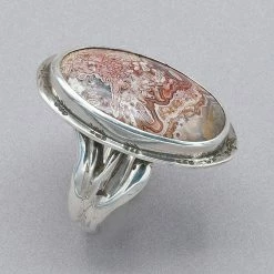 Jim Kelly Lace Agate Ring Rings