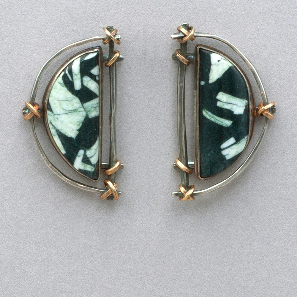 Hot Sale ๐ Rainbow Bridge Jewelers Chinese Writing Stone Earrings โค๏ธ 3 Rainbow Bridge Jewelers Chinese Writing Stone Earrings