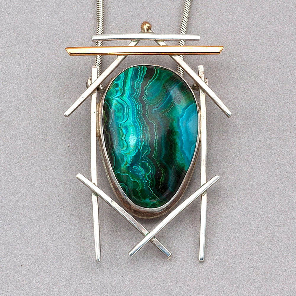 Best Pirce π Rainbow Bridge Jewelers Chrysocolla Silver And Gold Pendant βοΈ 3 Rainbow Bridge Jewelers Chrysocolla Silver And Gold Pendant
