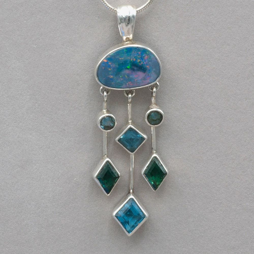 Cheapest ๐ฅฐ Mystical Madness Opal, Quartz And Topaz Pendant Pendants ๐งจ 3 Mystical Madness Opal, Quartz And Topaz Pendant Pendants