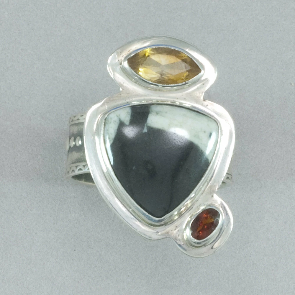 Hot Sale ๐ Rings Tabra Chinese Writing Stone And Citrine Ring ๐ฅ 3 Rings Tabra Chinese Writing Stone And Citrine Ring