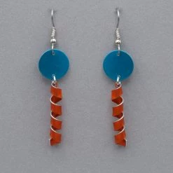 Sylvi Harwin Circle Swirl Earrings