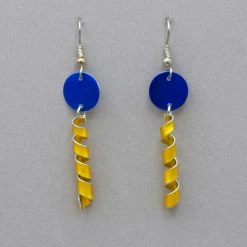 Sylvi Harwin Circle Swirl Earrings