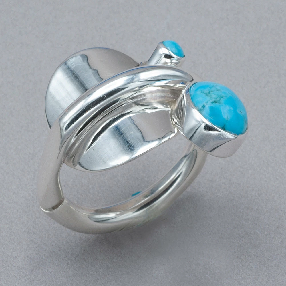 Wholesale ❤️ Lilly Barrack Kingman Turquoise Ring Rings 🎁 4 Lilly Barrack Kingman Turquoise Ring Rings