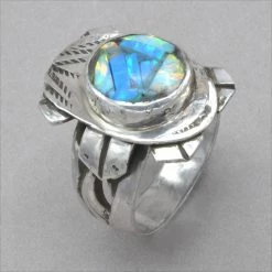 Jim Kelly Mosaic Opal Ring