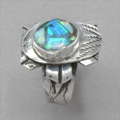 Budget ๐ Jim Kelly Mosaic Opal Ring ๐ 7 Jim Kelly Mosaic Opal Ring