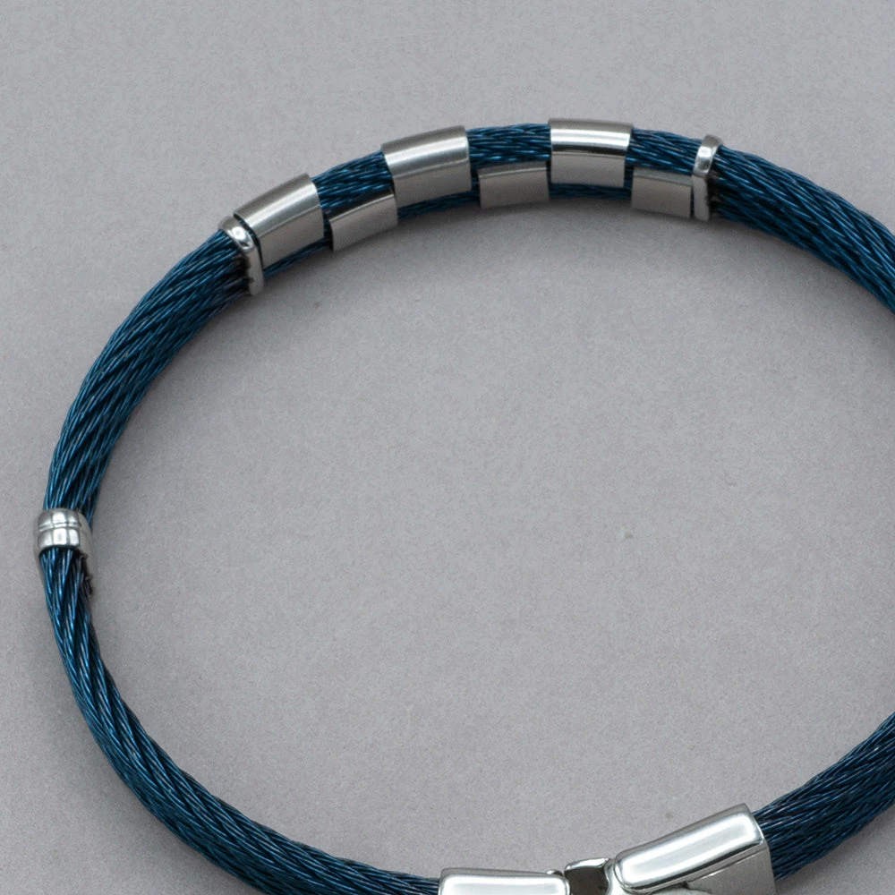 Best reviews of ๐ Italgem Steel Italgem 18k Blue Stainless Steel Cable Bracelet Bracelets ๐ 4 Italgem Steel Italgem 18k Blue Stainless Steel Cable Bracelet Bracelets