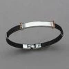 Hot Sale โค๏ธ Italgem Steel Italgem 18k Rose Gold And Black Diamond Stainless Steel Cable Bracelet Bracelets ๐ 2 Italgem Steel Italgem 18k Rose Gold And Black Diamond Stainless Steel Cable Bracelet Bracelets