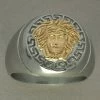 Italgem Steel Italgem Stainless Steel Medusa Ring Rings