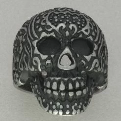 Italgem Steel Italgem Stainless Steel Skull Ring Rings