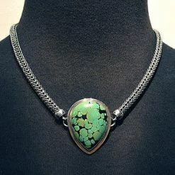 Necklaces Tabra Sterling Silver Half Round Connector Necklace Chain CNK03