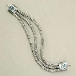 Tabra Sterling Silver Connector Bracelet Chain CBR03
