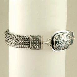 Tabra Sterling Silver Connector Bracelet Chain CBR03