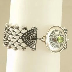 Tabra Sterling Silver Open Weave Connector Bracelet CBR29 Bracelets