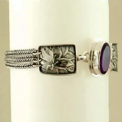 Tabra Sterling Silver 3 Strand Connector Bracelet Chain CBR33