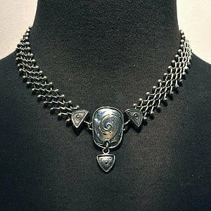 Coupon 💯 Tabra Sterling Silver Narrow Open Weave Connector Necklace Chain CNK21 Necklaces 👏 7 Tabra Sterling Silver Narrow Open Weave Connector Necklace Chain CNK21 Necklaces