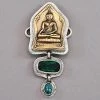 Buy β Charms Tabra Bronze Buddha And Green Quartz Neck Charm π 1 Charms Tabra Bronze Buddha And Green Quartz Neck Charm