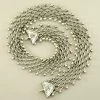 Hot Sale ✔️ Tabra Sterling Silver Open Weave Connector Necklace Chain CNK20 Necklaces ✔️ 1 Tabra Sterling Silver Open Weave Connector Necklace Chain CNK20 Necklaces