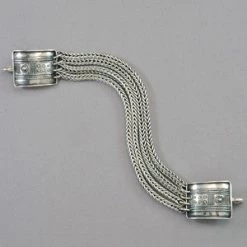 Bracelets Tabra Sterling Silver 4 Strand Connector Bracelet Chain CBR32